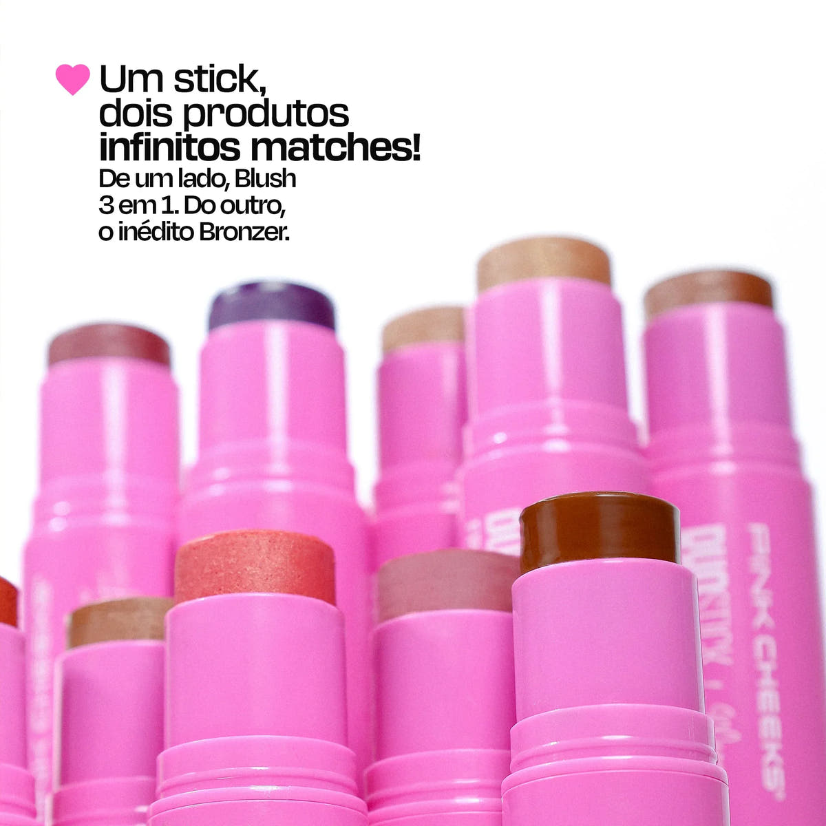 DUO STICK CORAL E BRONZER AREIA FPS98 FPUVA46 BY MANU CIT - 6G