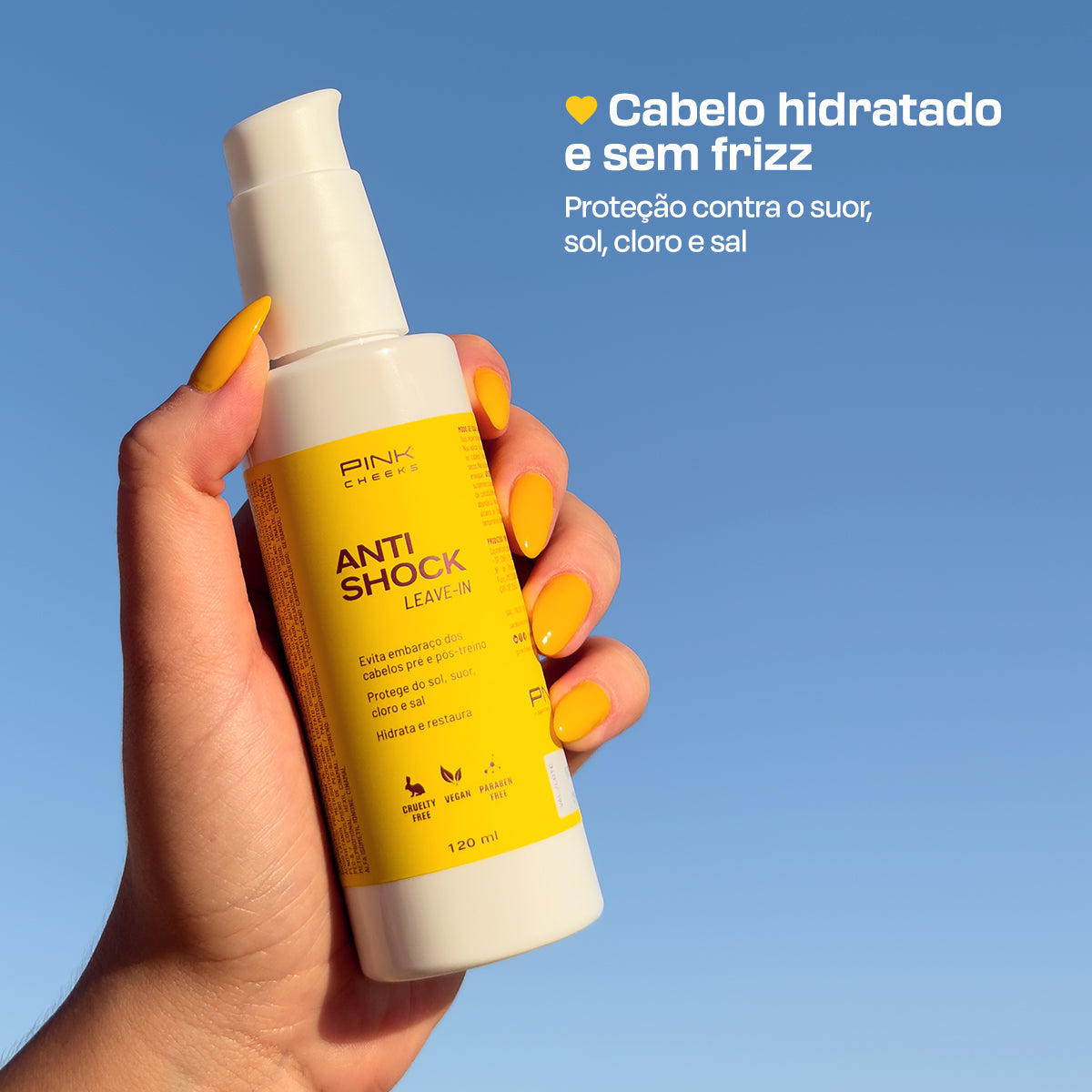 Leave-in Anti Shock Pre Treino 120ml