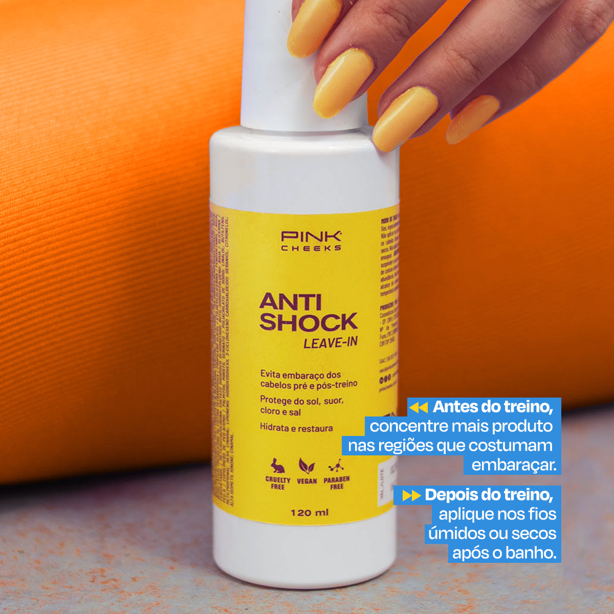 Leave-in Anti Shock Pre Treino 120ml