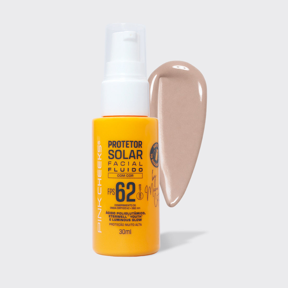 PROTETOR SOLAR FACIAL FLUIDO FPS62 FPUVA36 30ML - TINT 10