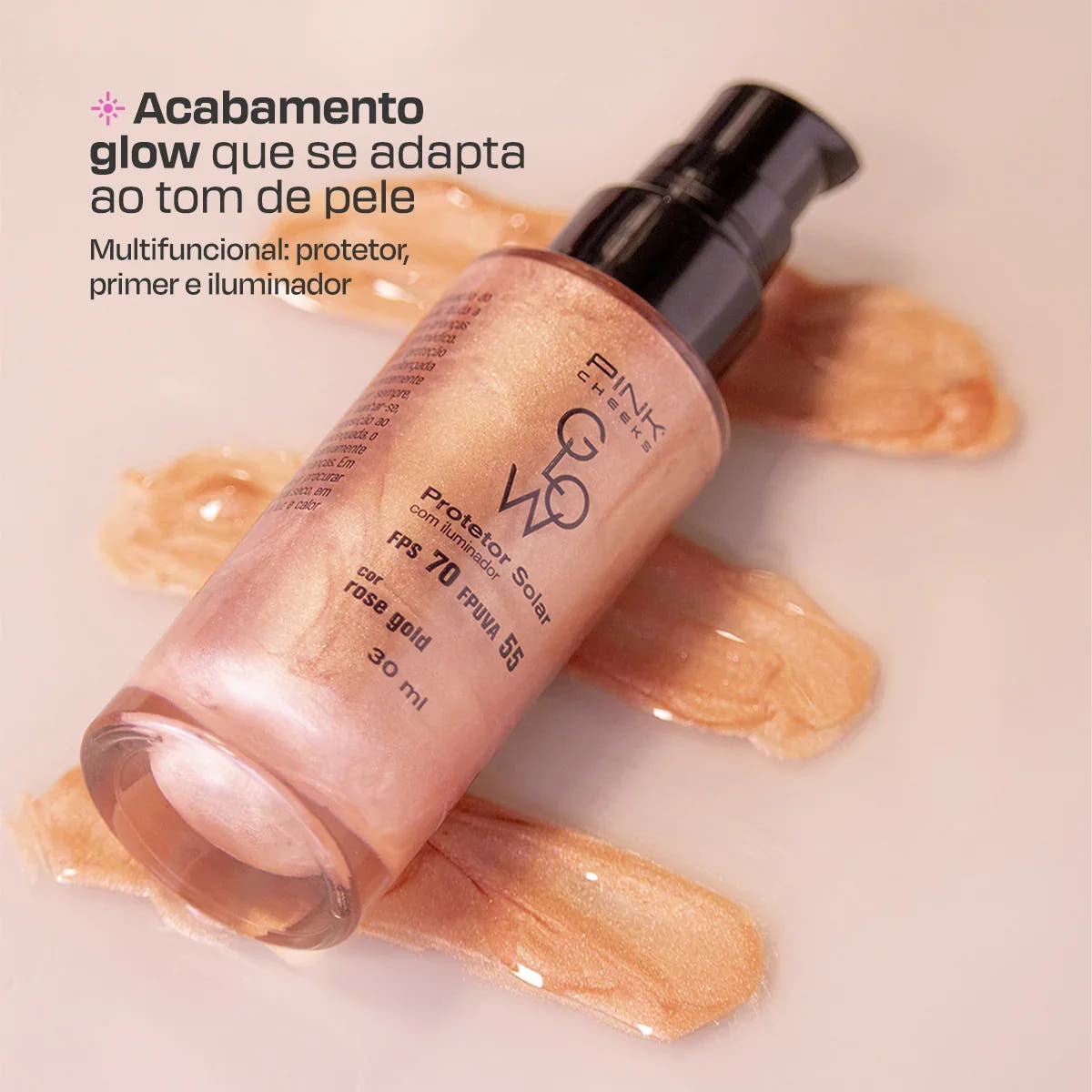 GLOW BOOSTER - ROSE GOLD FPS70 30ML