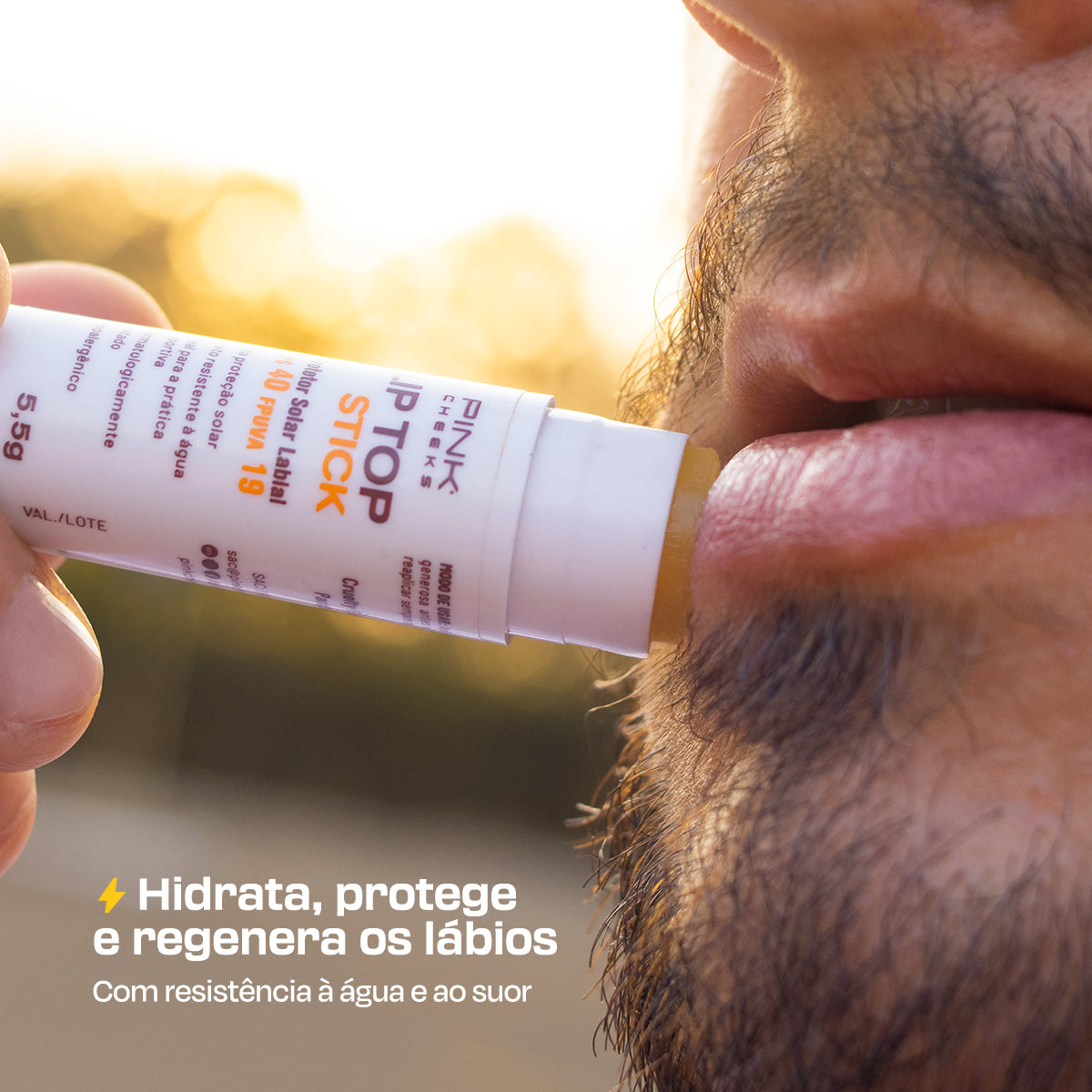 Protetor Solar labial FPS40 Lip Top Stick 5,5g