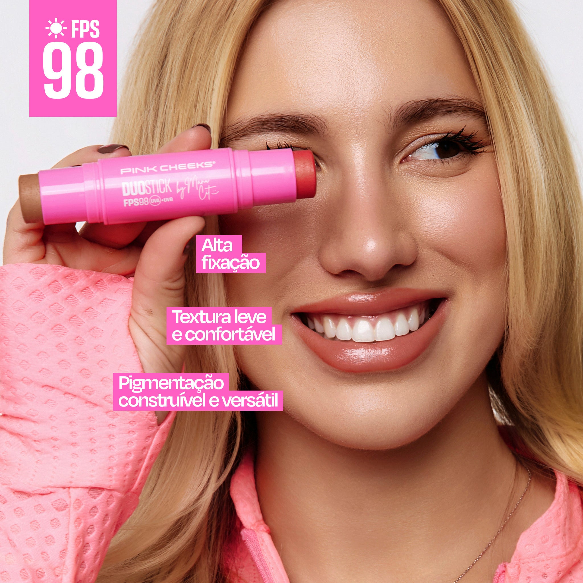 Duo Stick Malva e Bronzer Orla FPS 98 FPUVA 46 by Manu Cit  6g