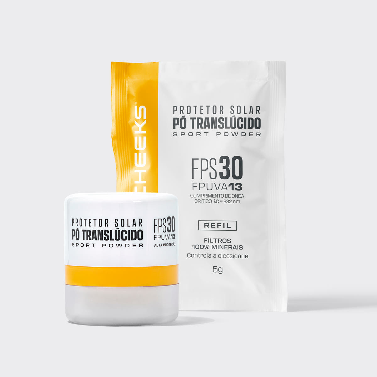 KIT PÓ TRANSLÚCIDO SPORT POWDER + REFIL