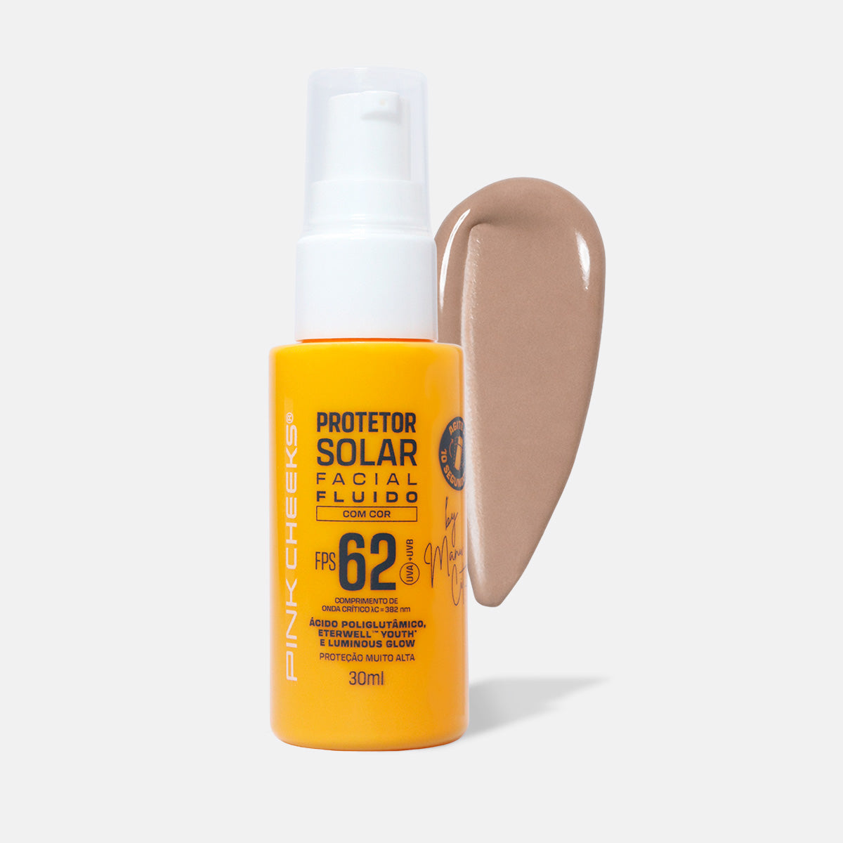 Protetor Solar Facial Fluido FPS62 FPUVA36 30m Tint 15
