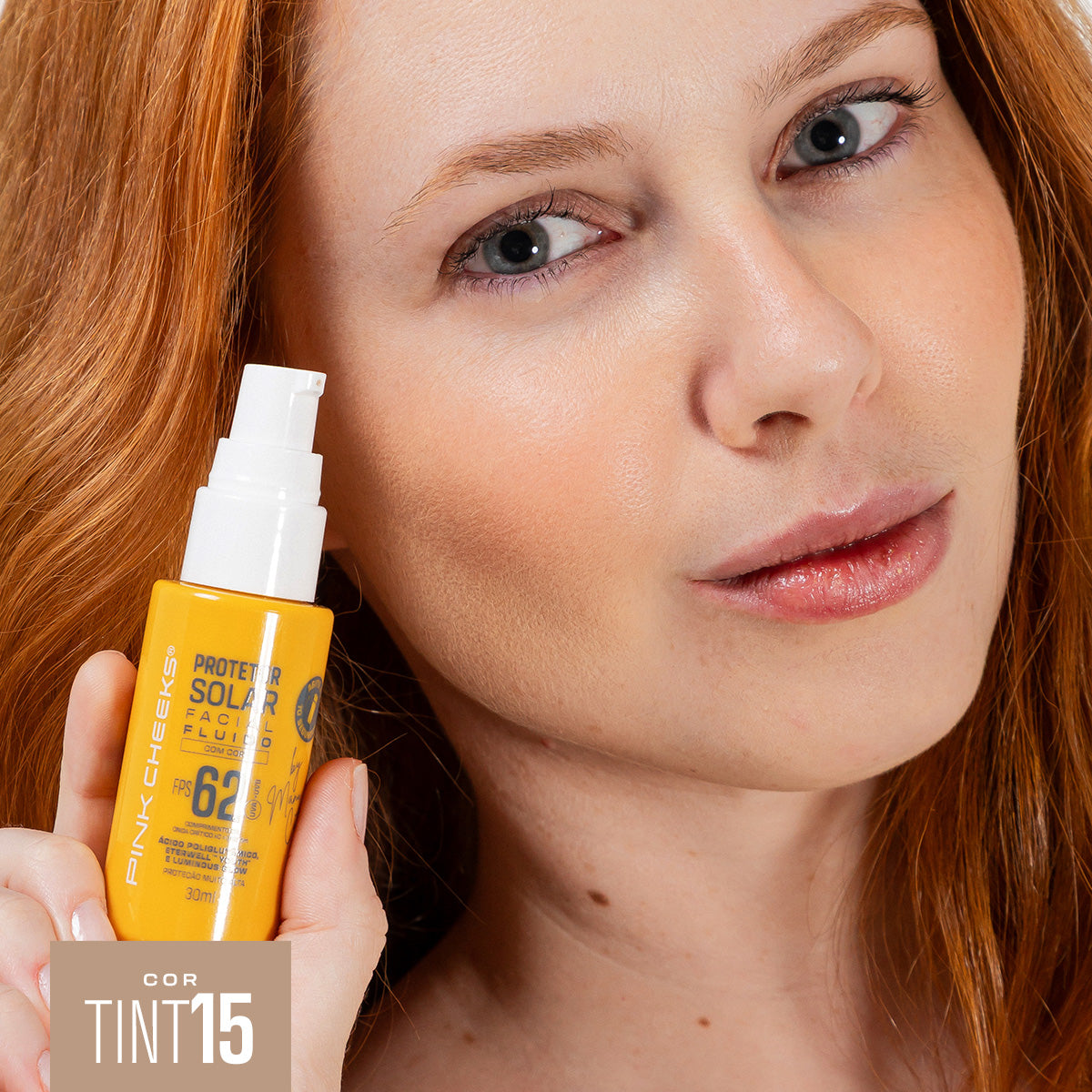 Protetor Solar Facial Fluido FPS62 FPUVA36 30m Tint 15