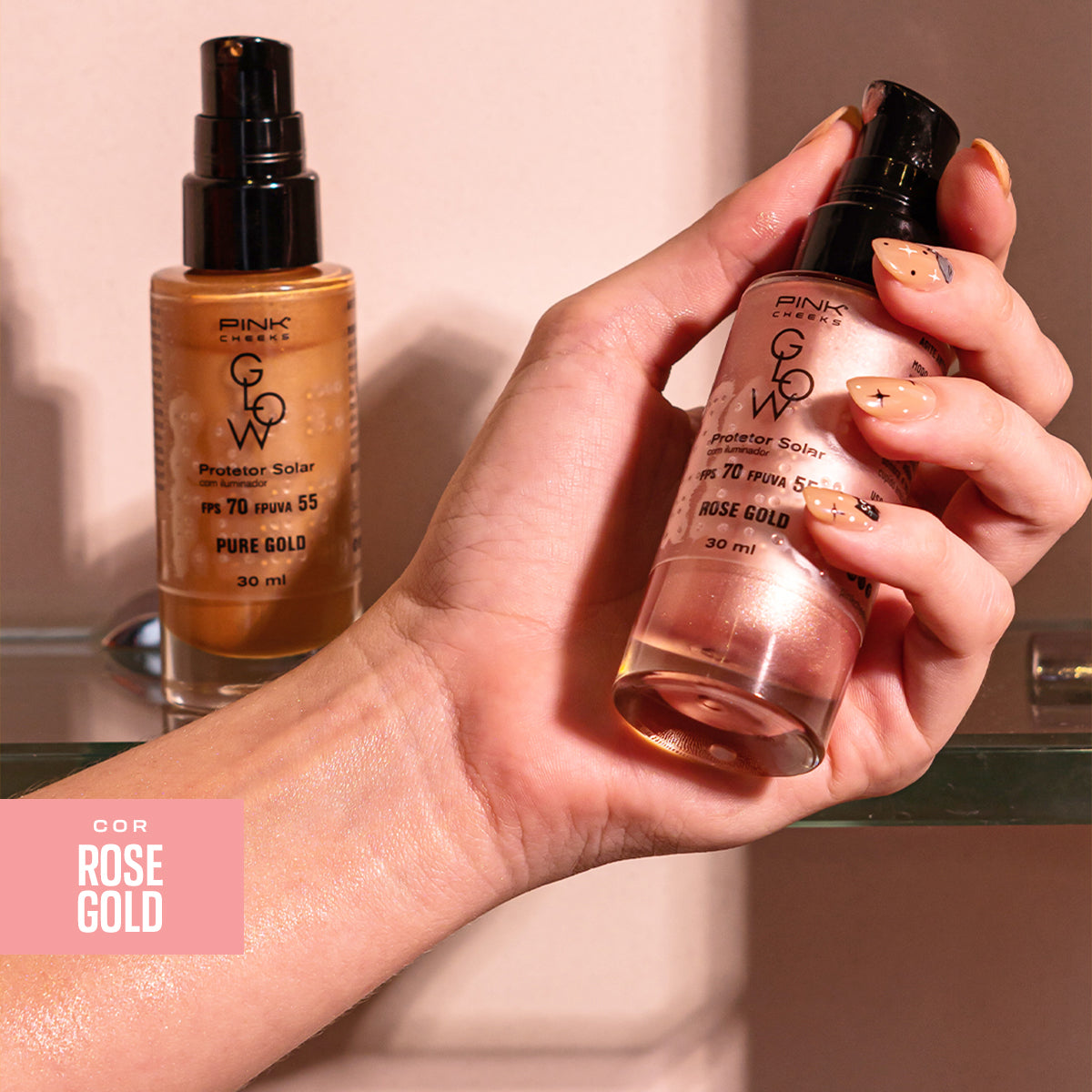 Glow Booster - Rose Gold FPS70 30ml