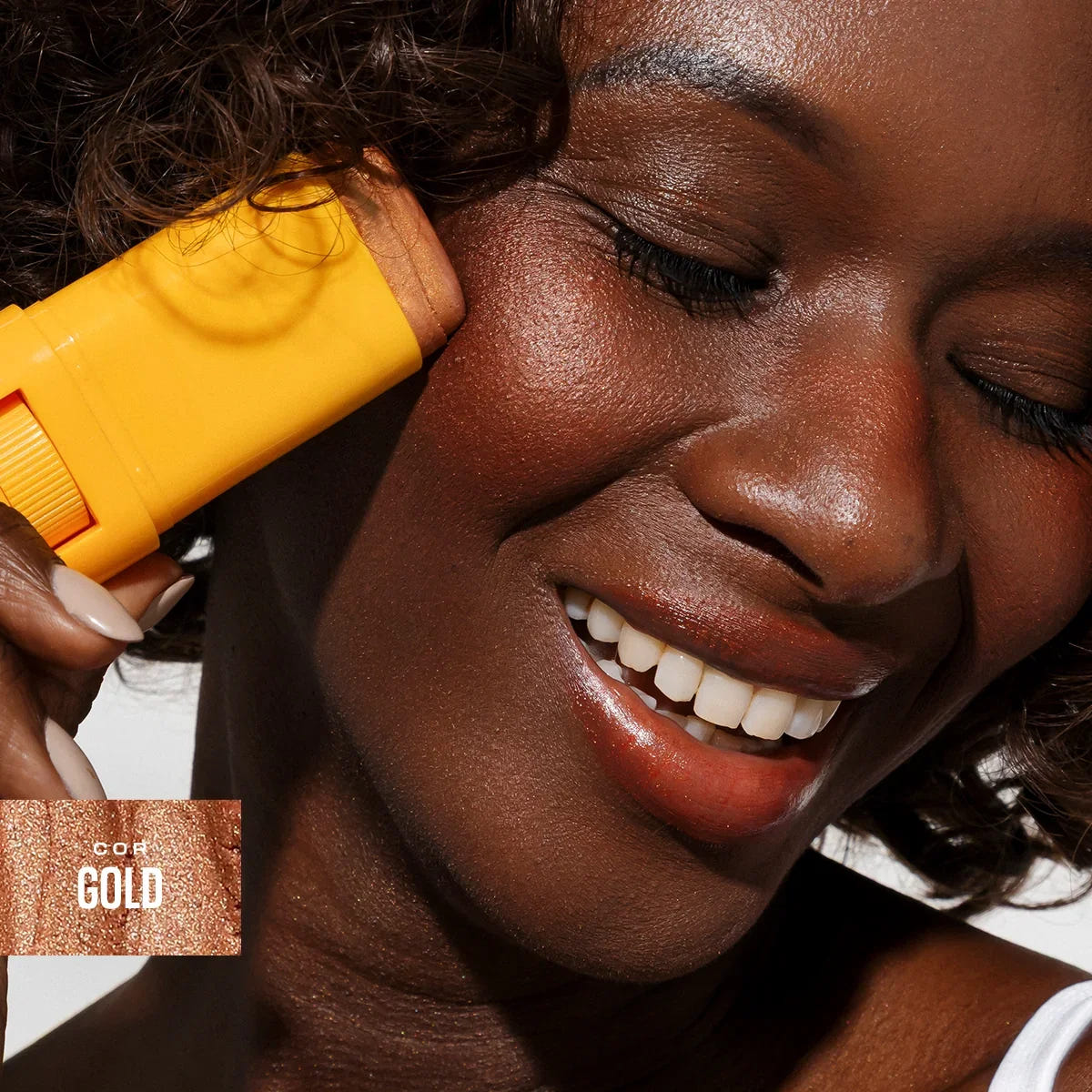 ILUMINADOR MULTIFUNCIONAL CORPORAL E FACIAL FPS90 FPUVA35 17,5G - GOLD