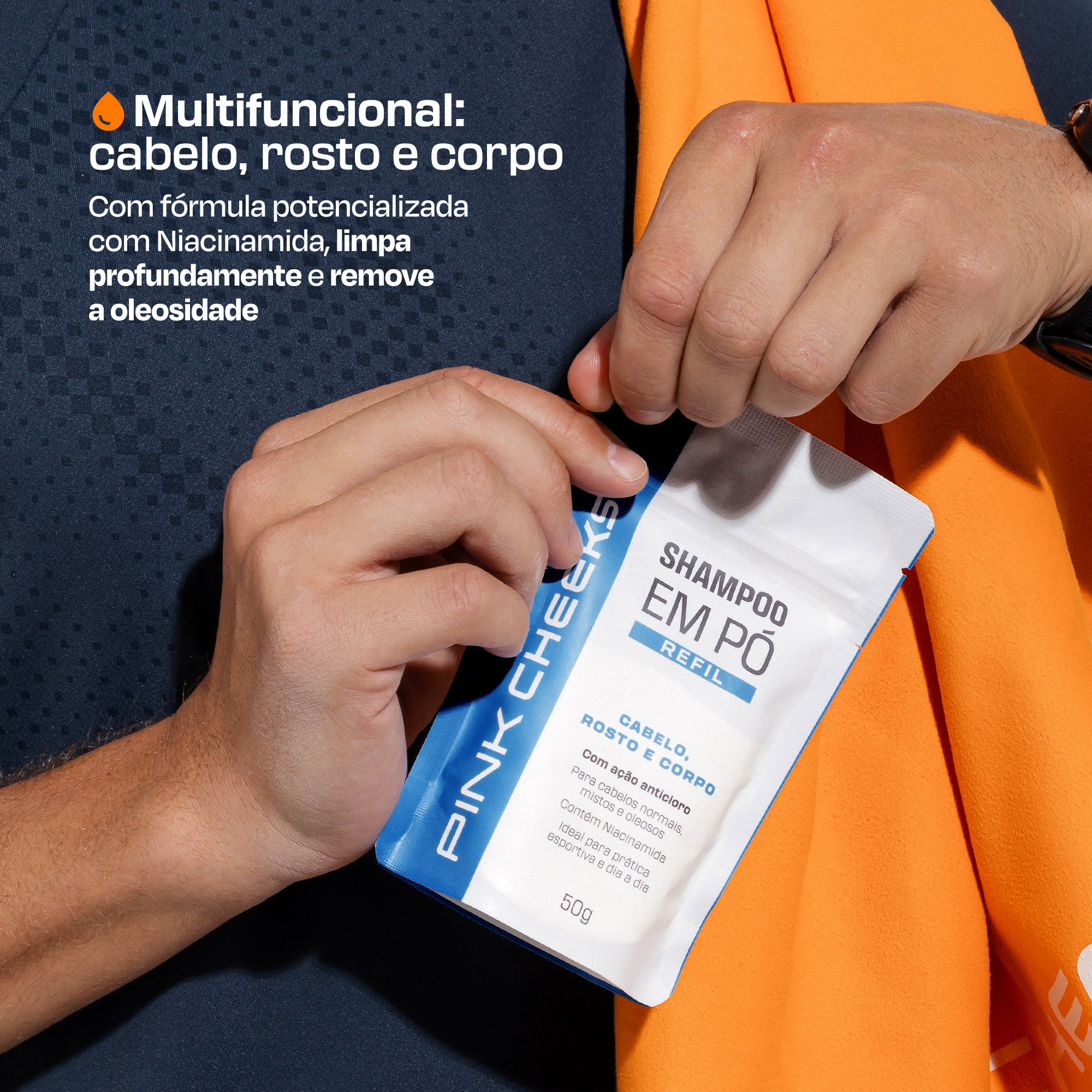 Shampoo em Pó 3 em 1 - Refil 50g