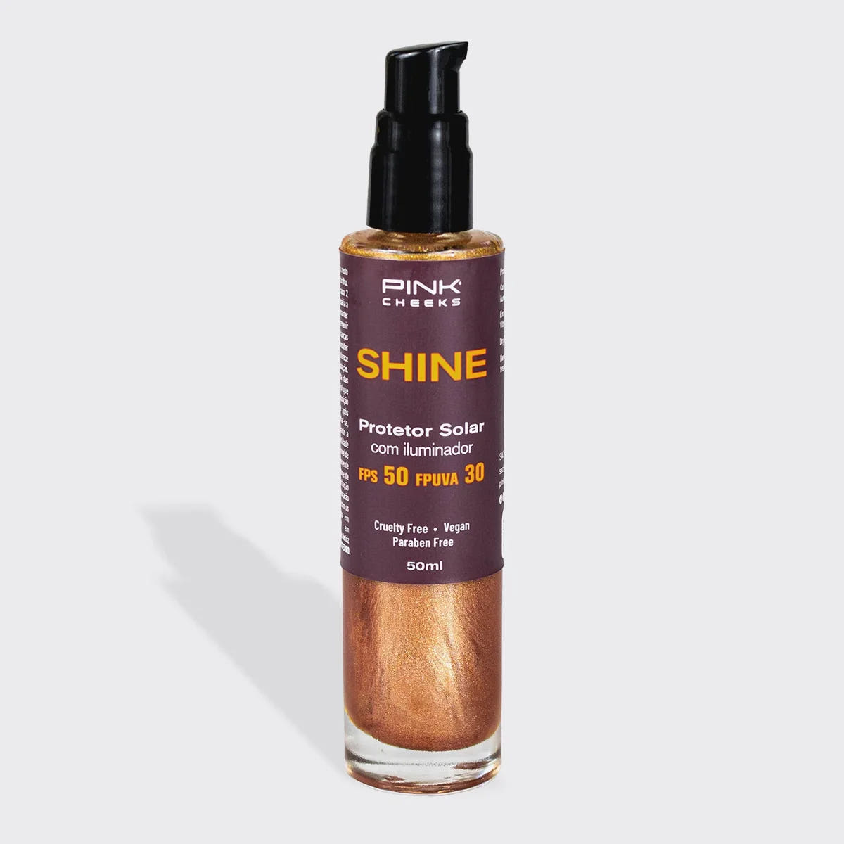 SHINE PROTETOR SOLAR ILUMINADOR FPS50 - 50ML