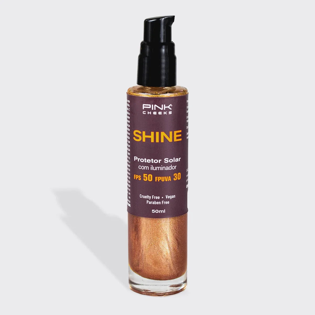 SHINE PROTETOR SOLAR ILUMINADOR FPS50 - 50ML